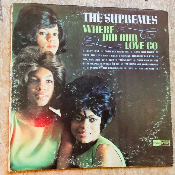 The Supremes Where Did Our Love Go Motown 621 1964 Vinyl 12'' Vintage - Picture 2 of 5